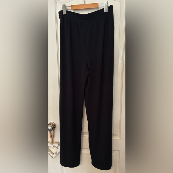 Aritzia Wilfred Free Black Wide-Leg Drawstring Women's Pants - Picture 5 of 10